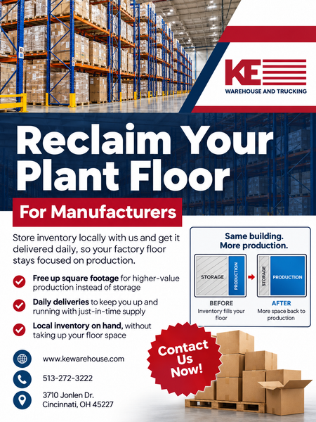 Warehouse Space for Rent in Cincinnati